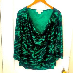 Michael Kors patterned 3/4 Blouse - machine washable